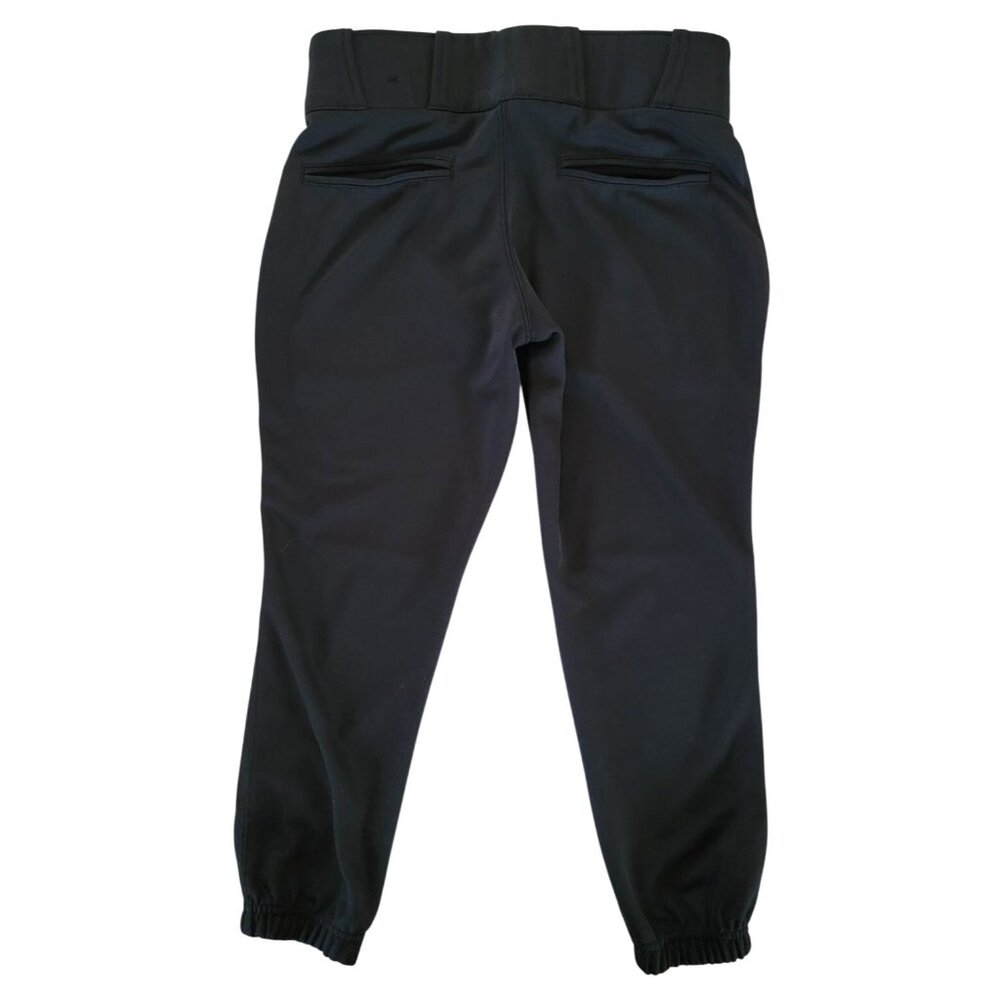 Champro Girls Softball Pants Size Large Black Elastic Cuff Athletic Baseball Pan - Picture 2 of 10